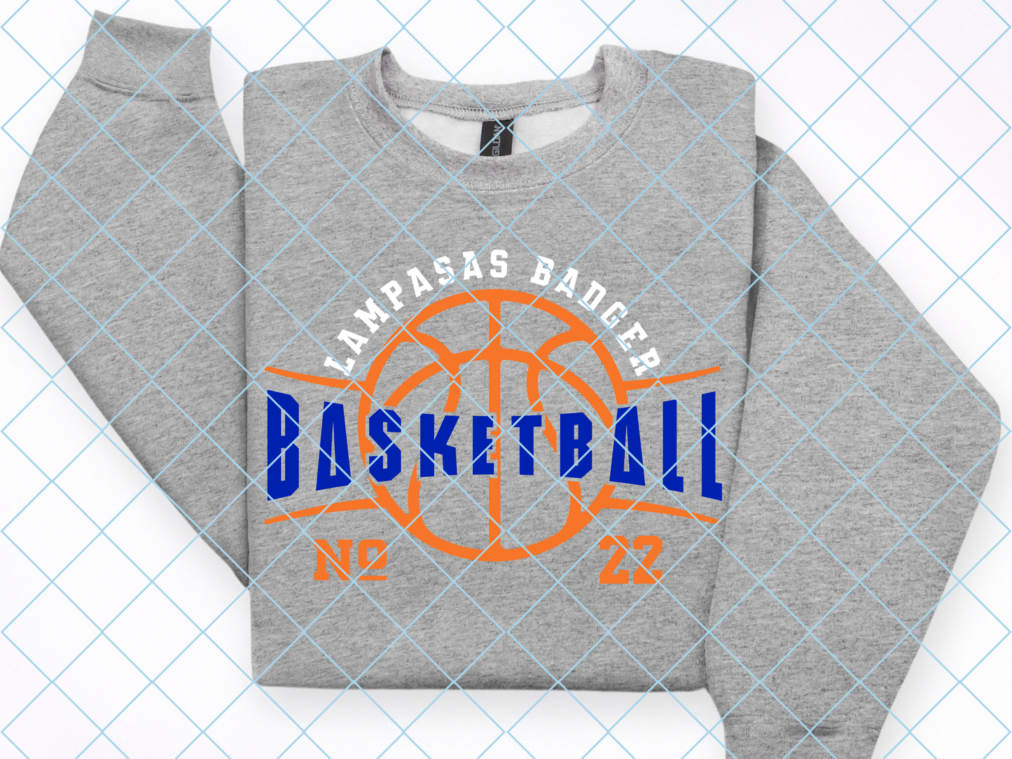 Lamp Badger Basketball with Number