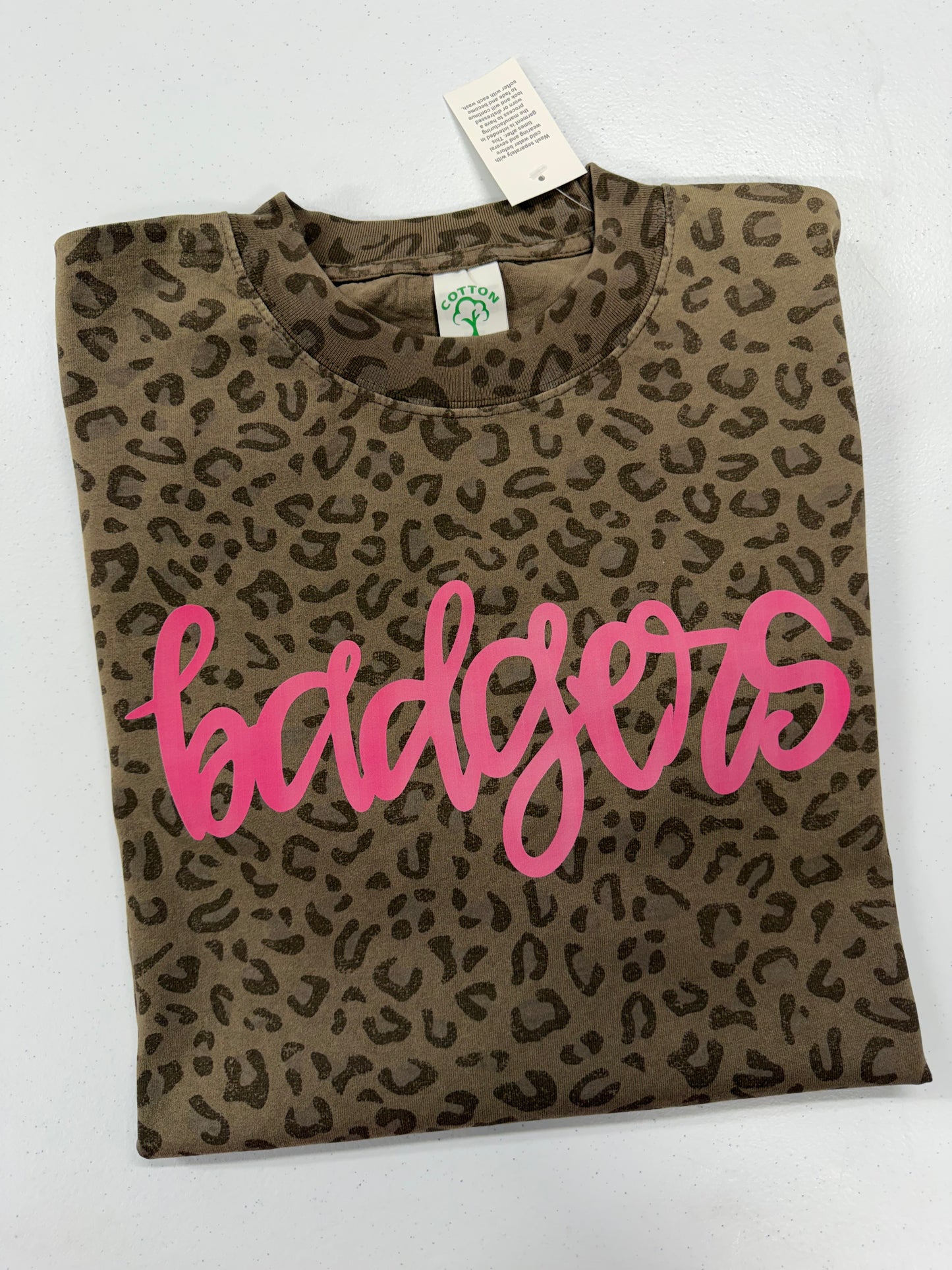 BB Brown Leopard Pink Badgers