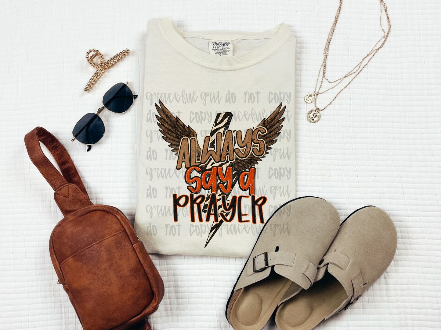 Always Say a Prayer wings