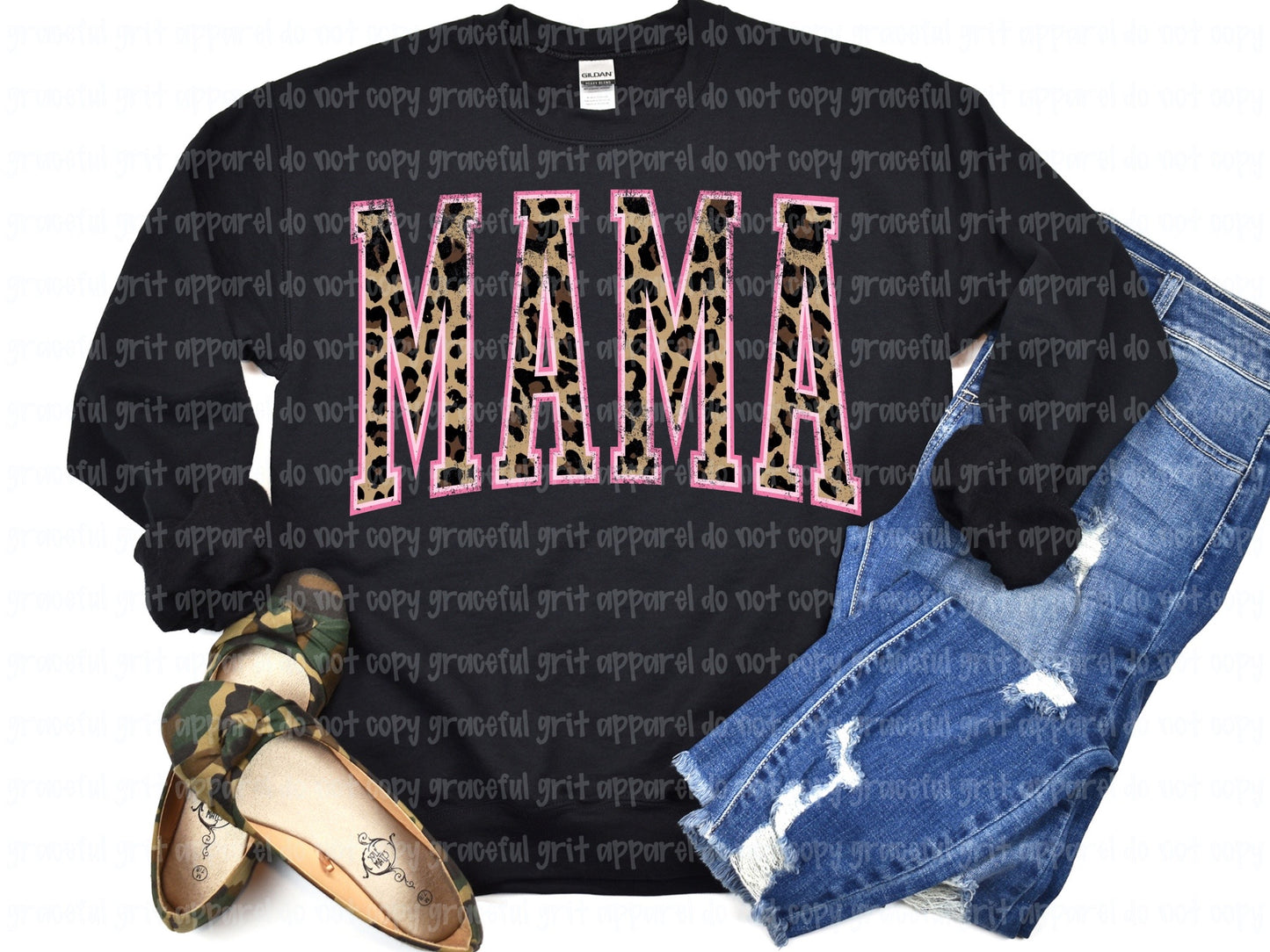 Mama Pink Neon Leopard