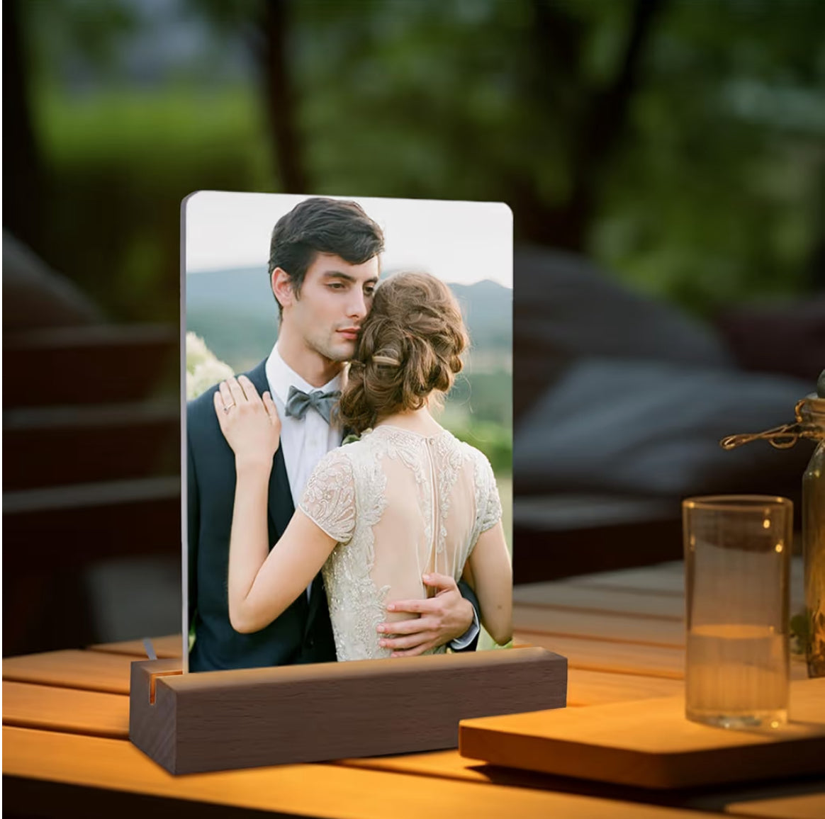 Backlit Standing Photo 5x7
