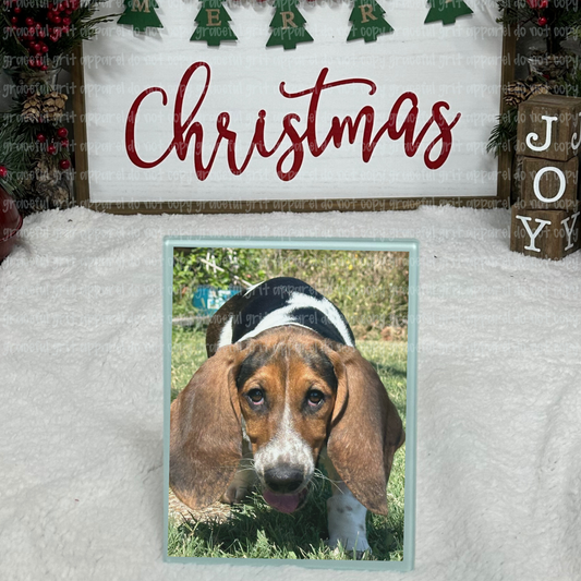 Personalized Glass Photo