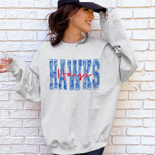 Hayes Hawks Scribble