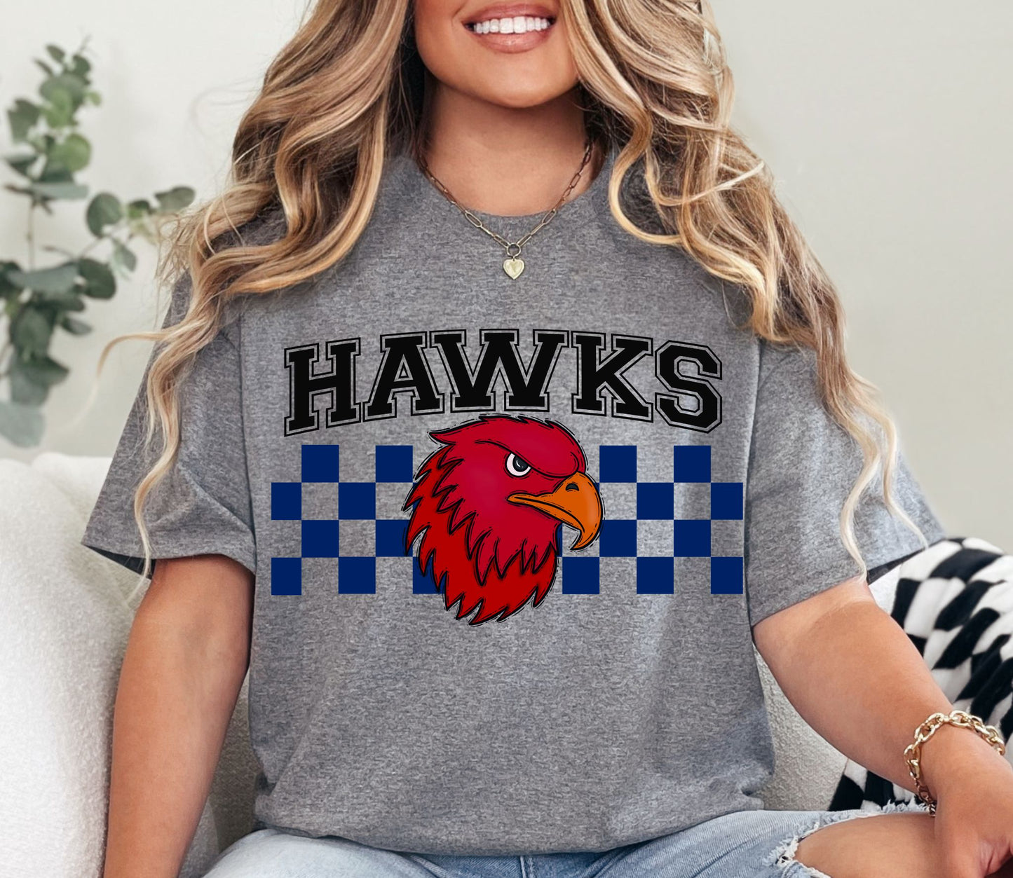Blue Checks Hawks