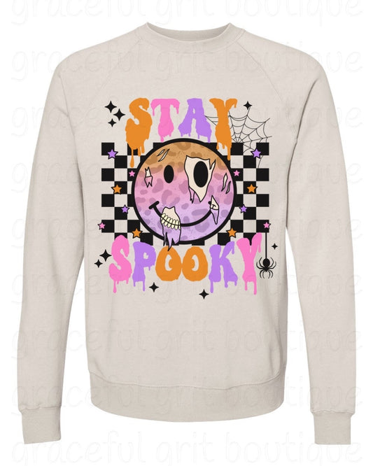 Stay Spooky Checkered