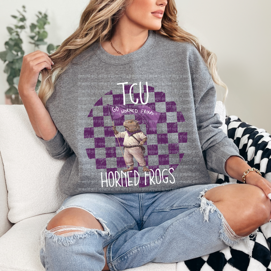 TCU Vintage Checkered