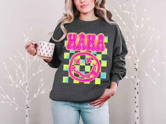 Neon Mama Checkered