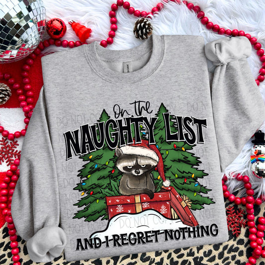 Naughty List Raccoon