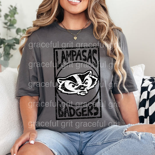 Lampasas Badgers Postcard