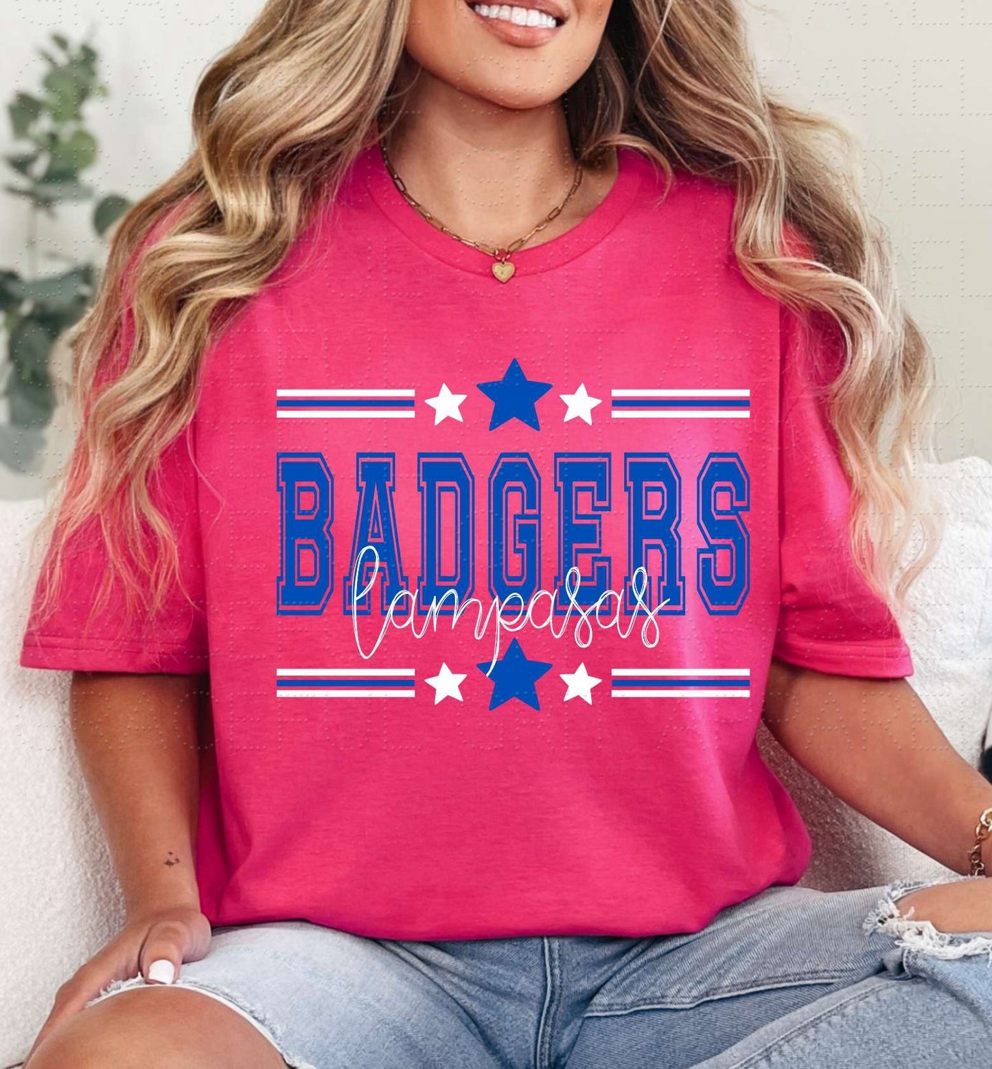 Badgers Stars and Stripe Lampasas