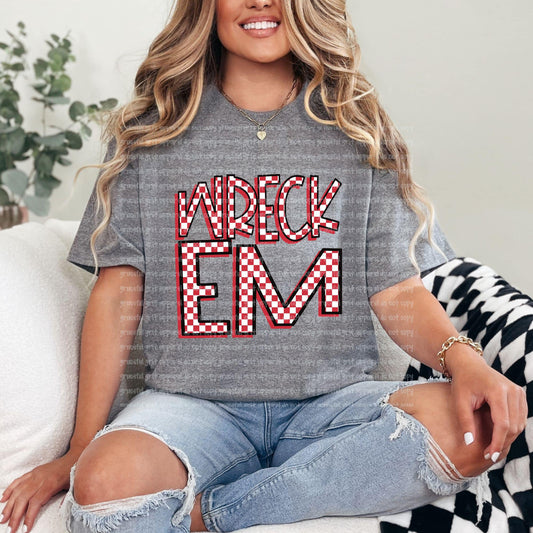 Wreck Em Checkered