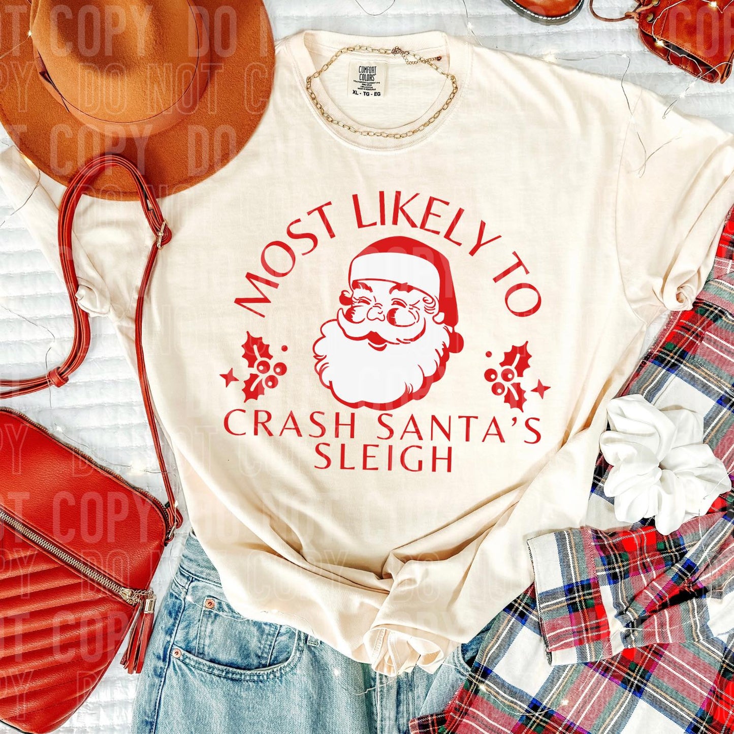 Most Likely To Santa Tee Collection 1 SWEATSHIRT