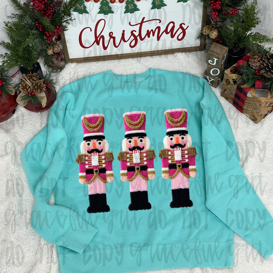 Faux Yarn Nutcracker Trio