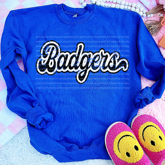 Badgers Vintage Distressed