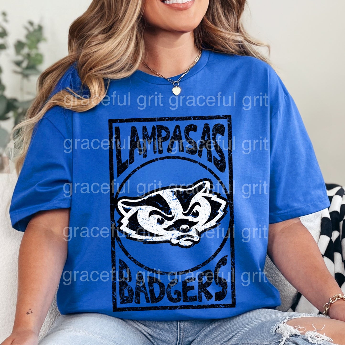 Lampasas Badgers Postcard