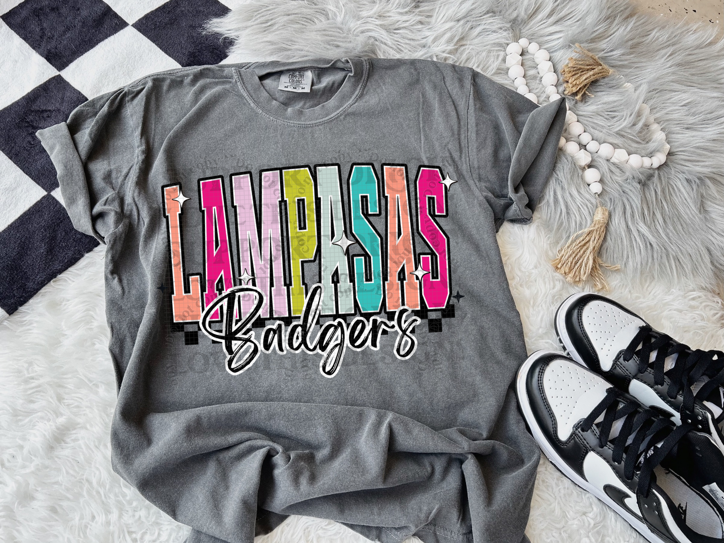 Lampasas Badgers Colorful 25-26