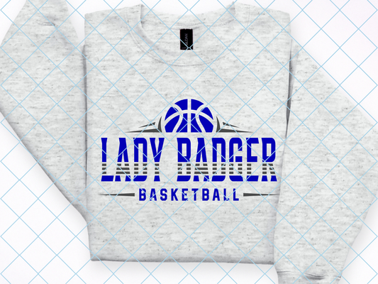 Lady Badger Basketball Blue