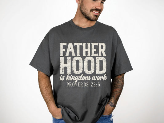 Fatherhood Kingdom Work monotone