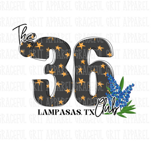 36 Club Vneck Tee