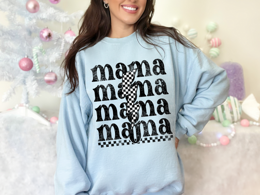 Mama Checkered Bolt Stack