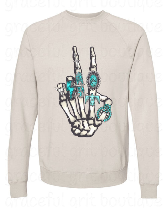 Turquoise Peace Skelly