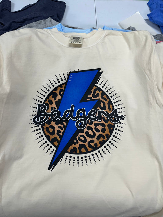35 Badger Blue Bolt Leopard