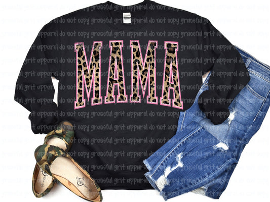 Mama Pink Neon Leopard