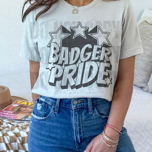 Badger Pride Stars Single Color