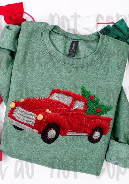 Faux Yarn Truck