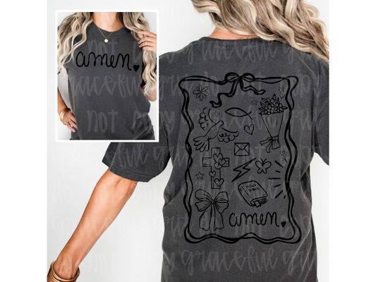 Amen colorway double sided