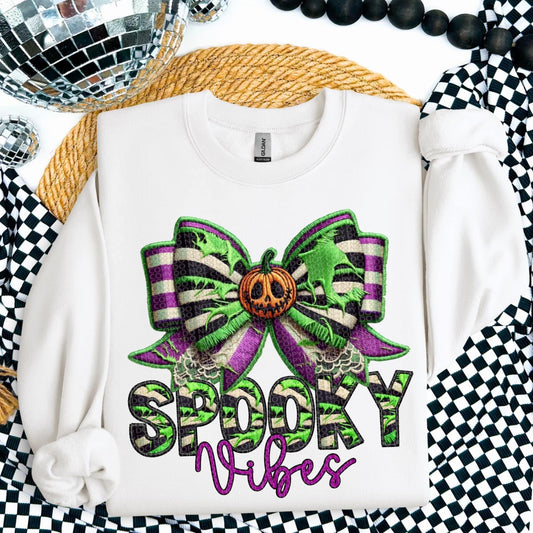 Spooky Vibes Bow