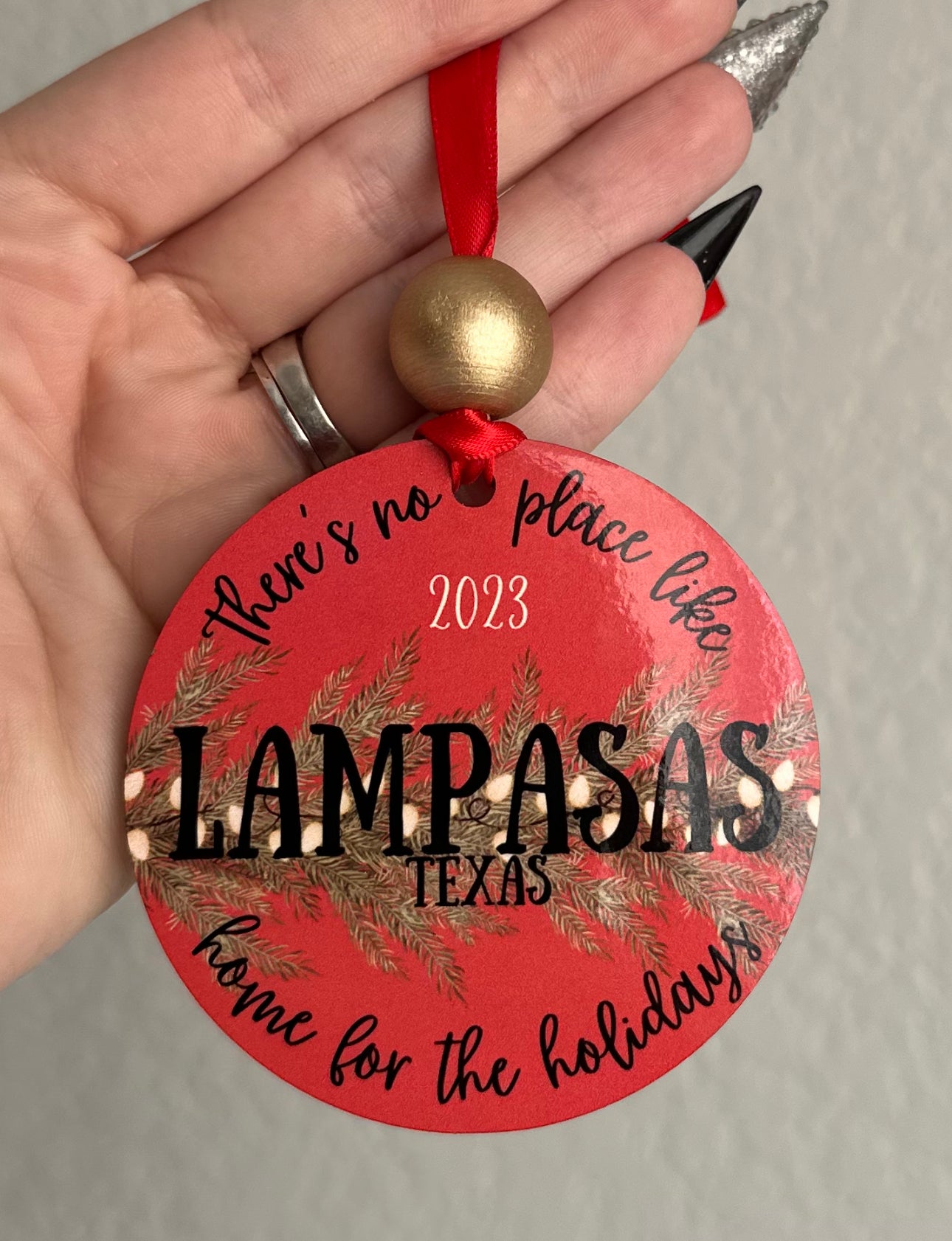 Lampasas 2023 Round Ornament