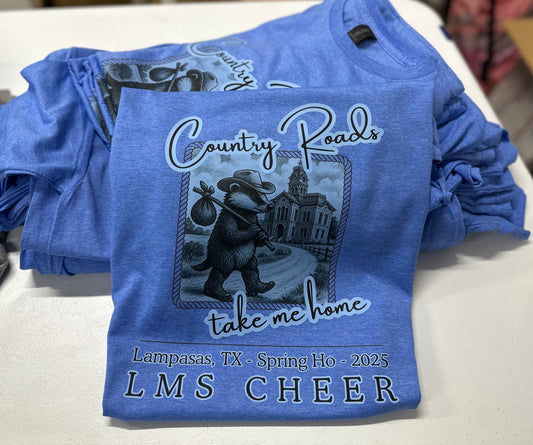 2025 LMS Cheer Tee-Spring Ho