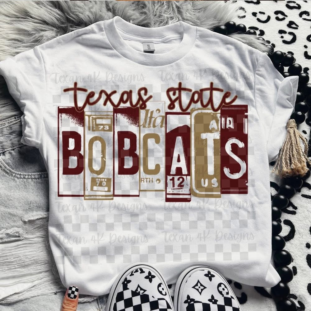 Bobcats Plates