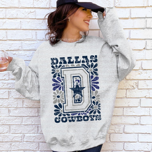 Cowboys Groovy Floral