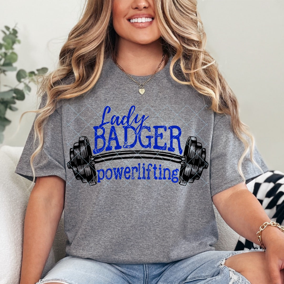 Lady Badger Powerlifting Design