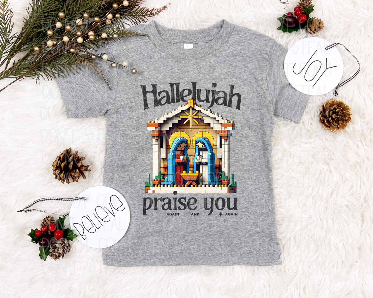 Hallelujah Building Blocks Boys Tee