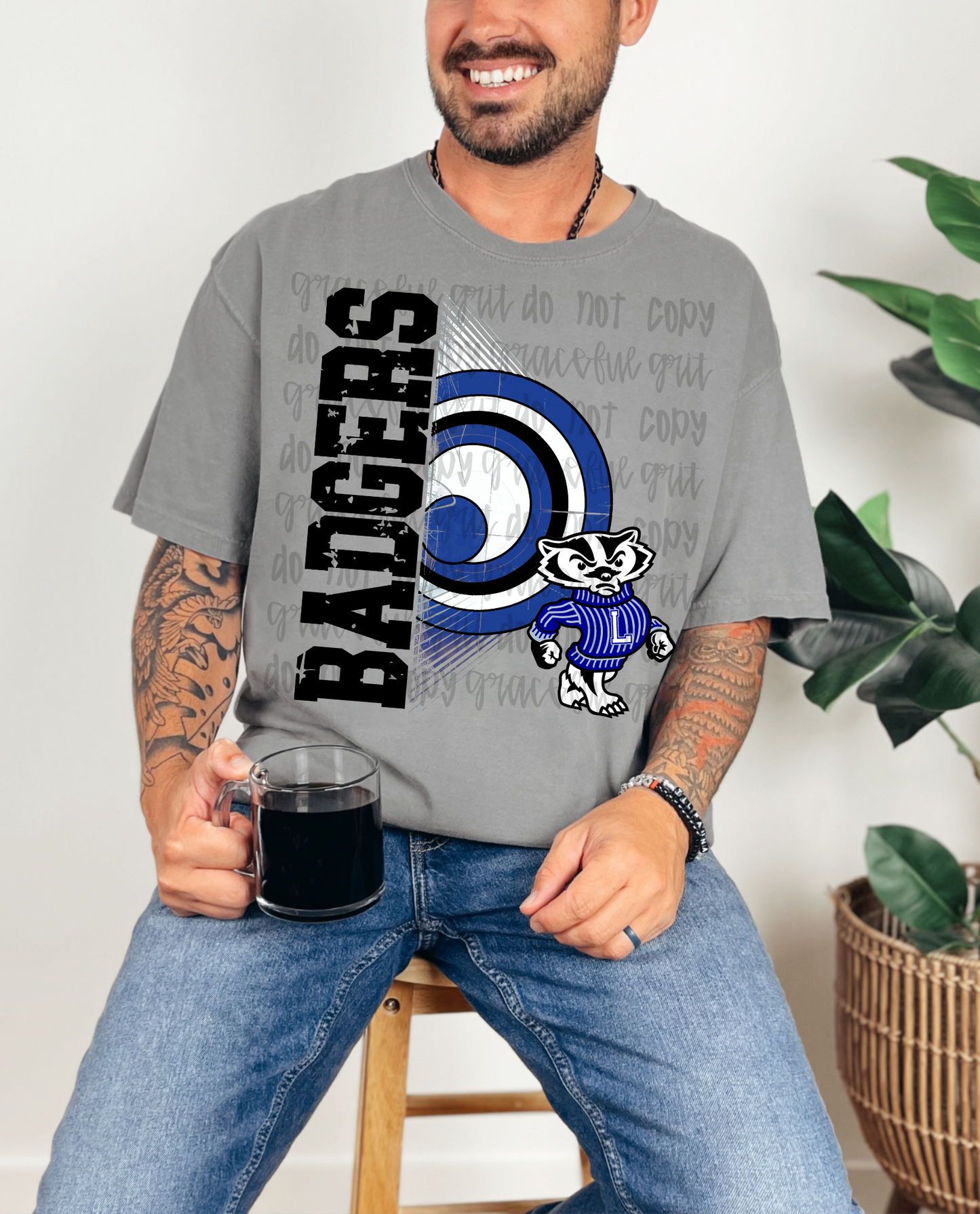 Unisex Badgers Circles