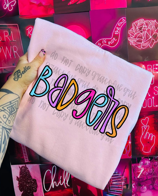 Colorful Badgers Font