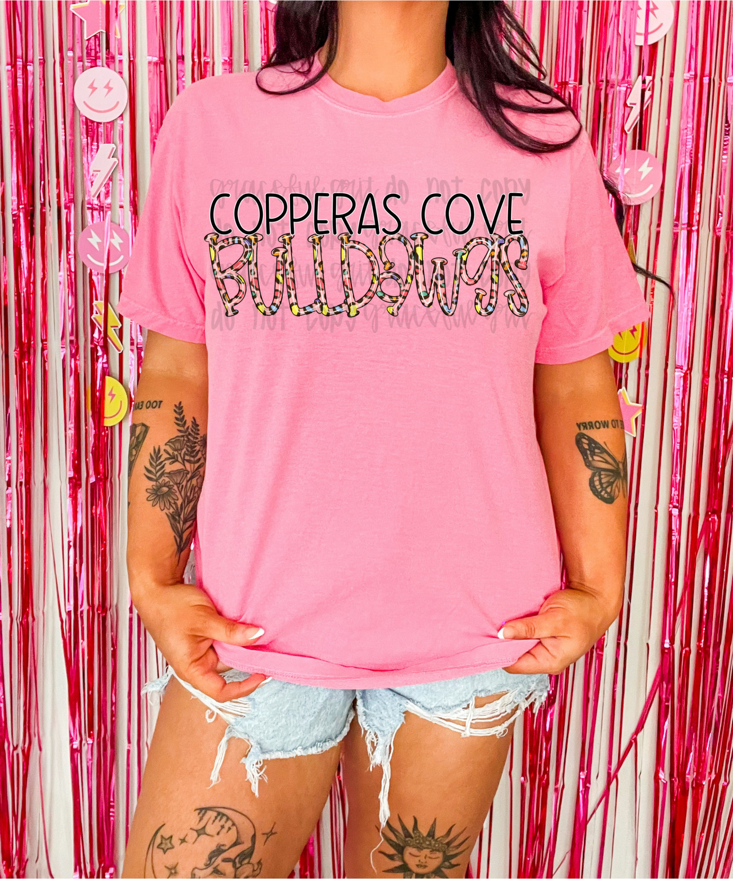 Leopard Letters Bulldawgs