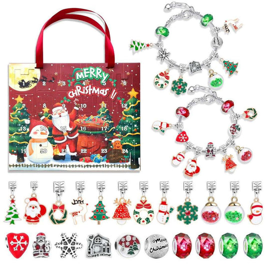 Christmas Advent Calendar Charm Bracelet