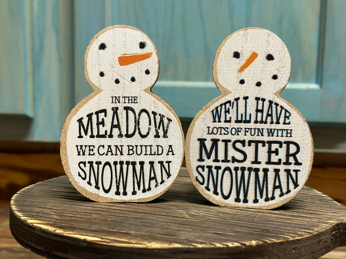 Snowman Shelf Sitters