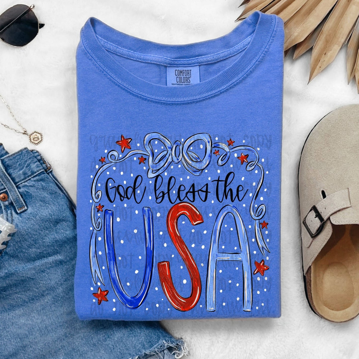 God Bless USA bows