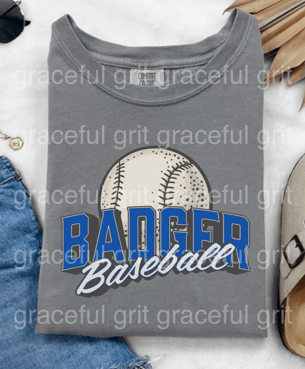 Baseball Badgers Vintage