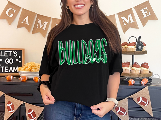 HH Outlined Bulldogs Burnet