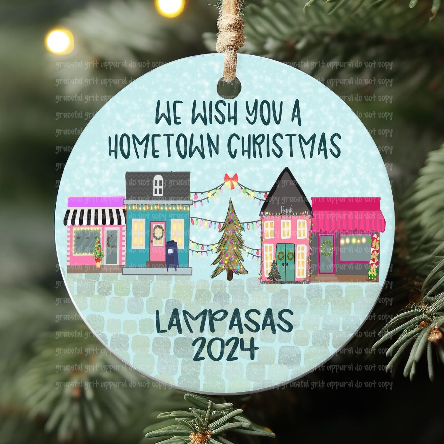 Lampasas 2024 Round Ornament