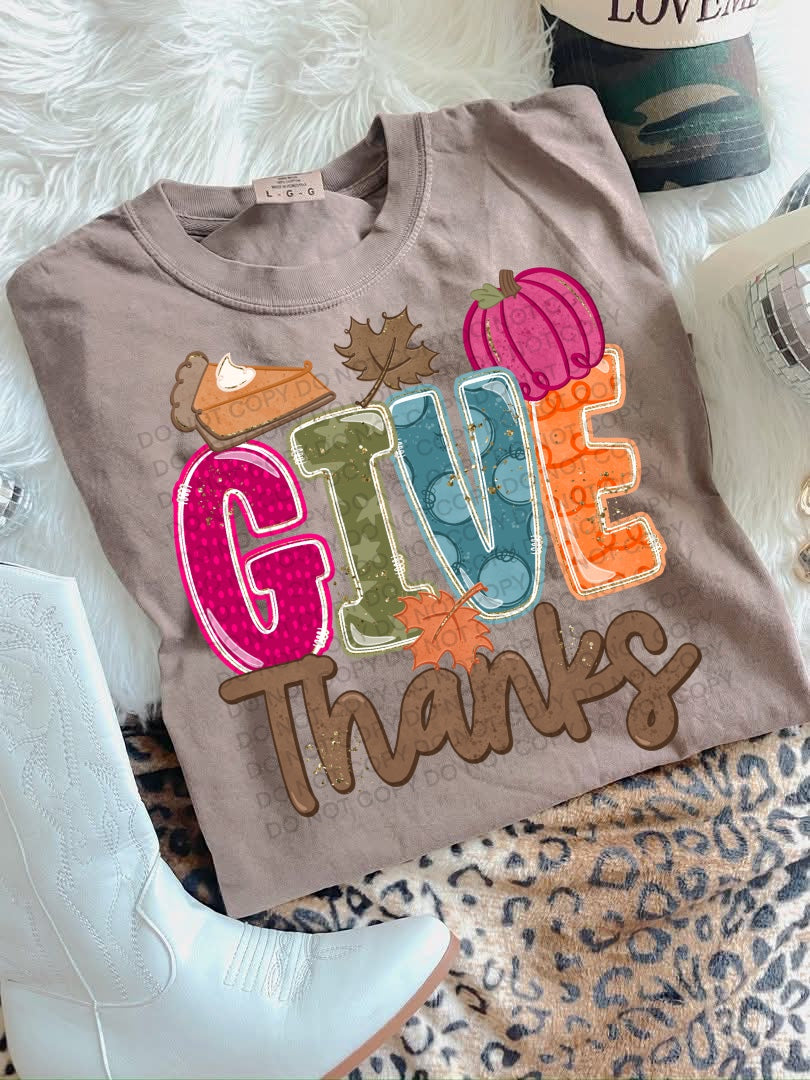 Colorful Give Thanks