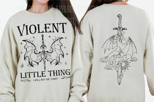 Violent Little Thing w back design
