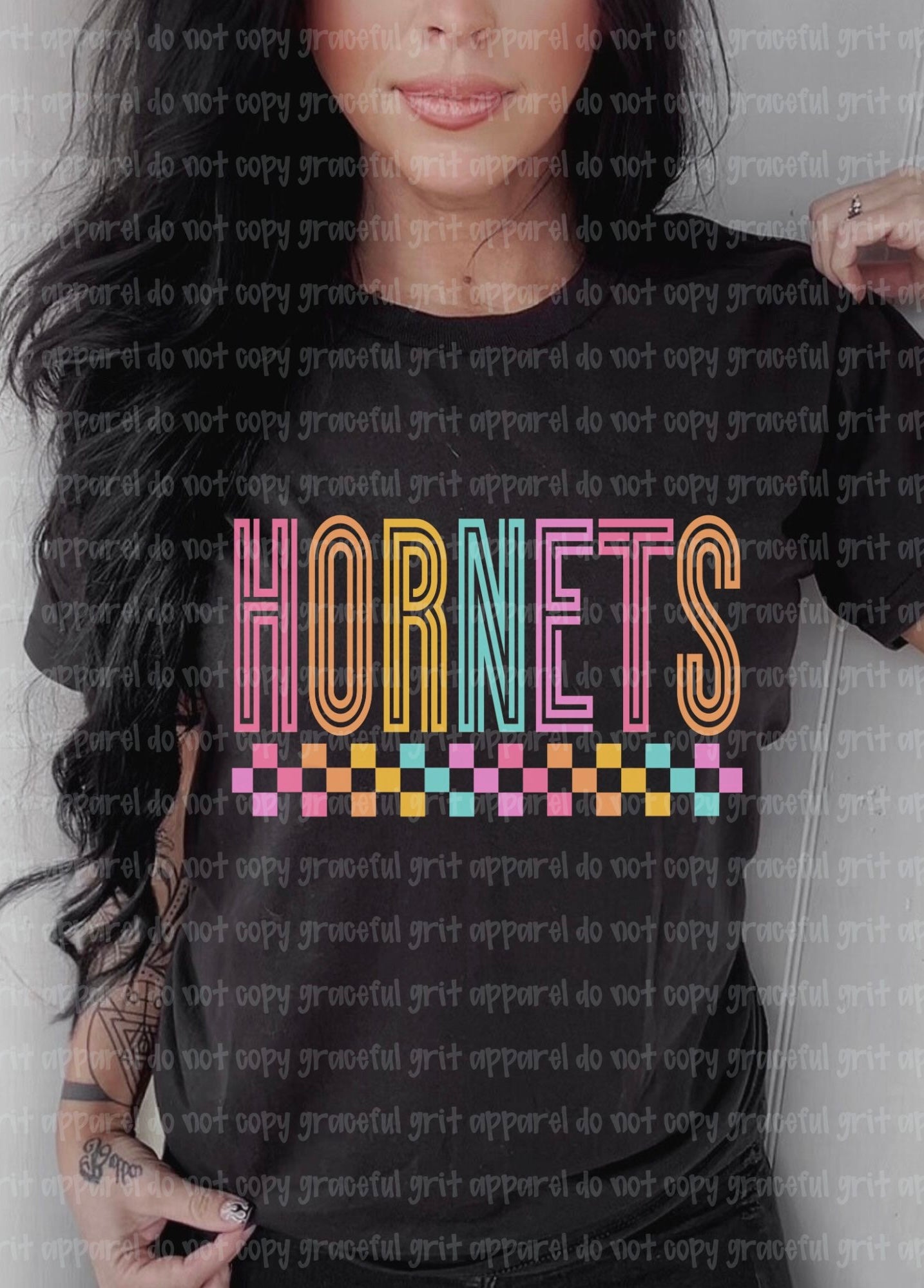 Hornets Colored Checkered