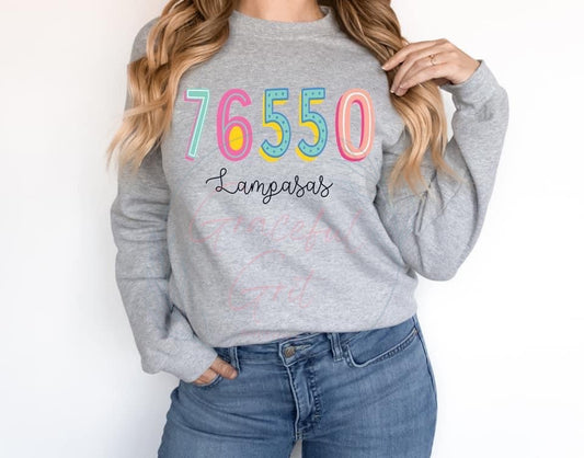 76550 Colorblock Tee/Sweatshirt